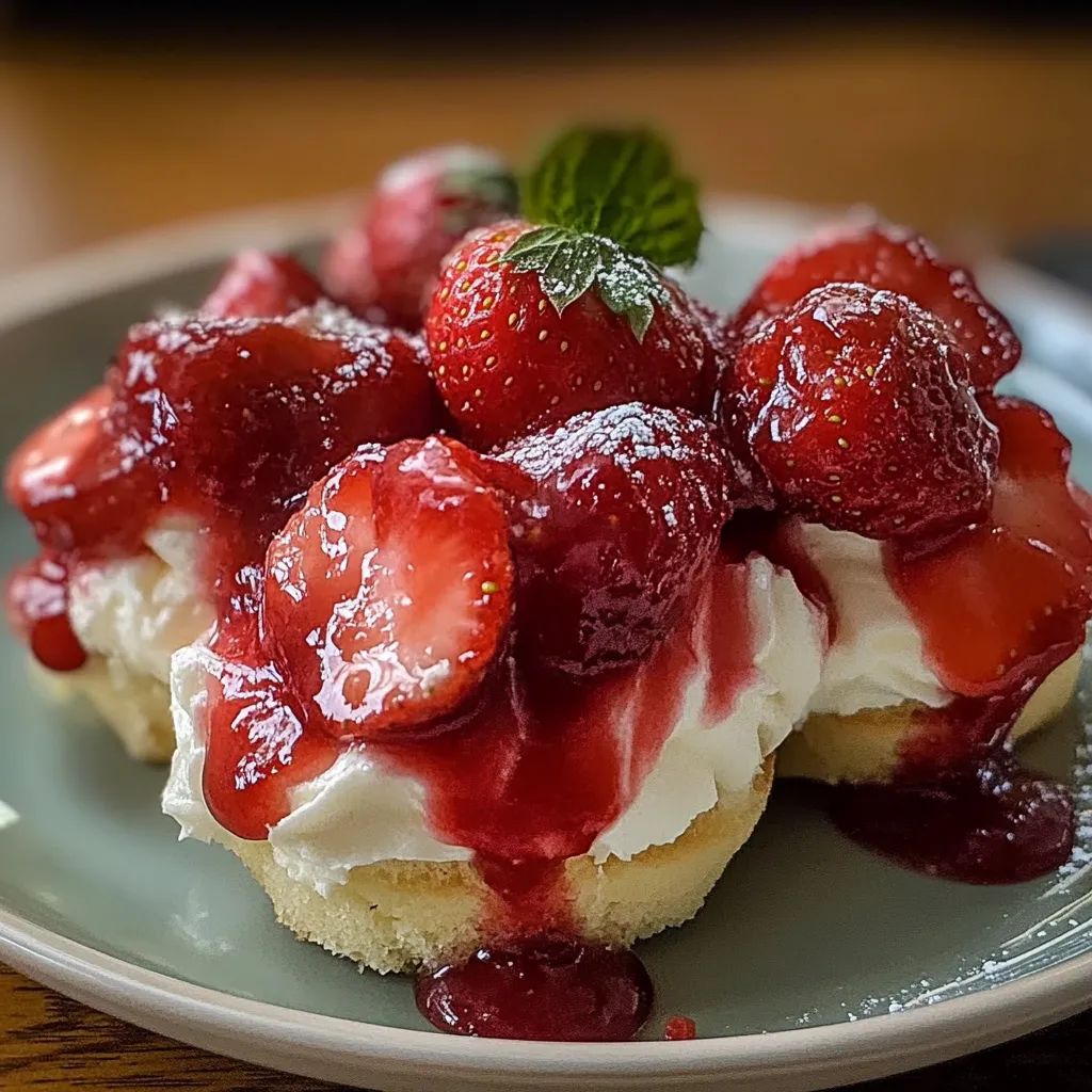 Fast Strawberry Shortcake Cups Zesty