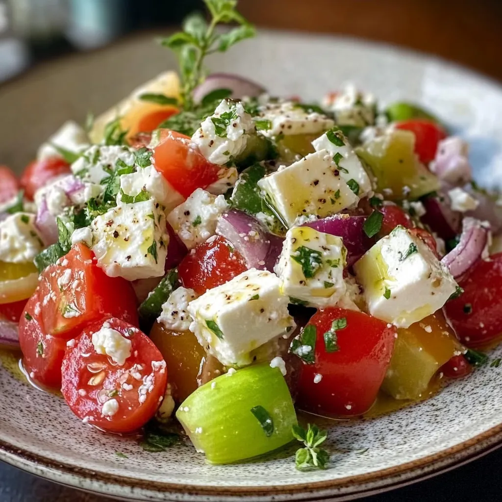 Greek Cottage Cheese Salad Irresistible