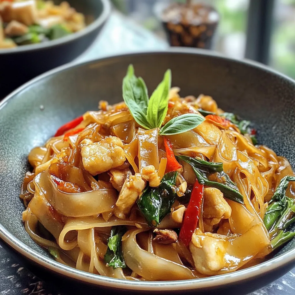 Tasty Drunken Noodles: A Flavorful Thai Delight