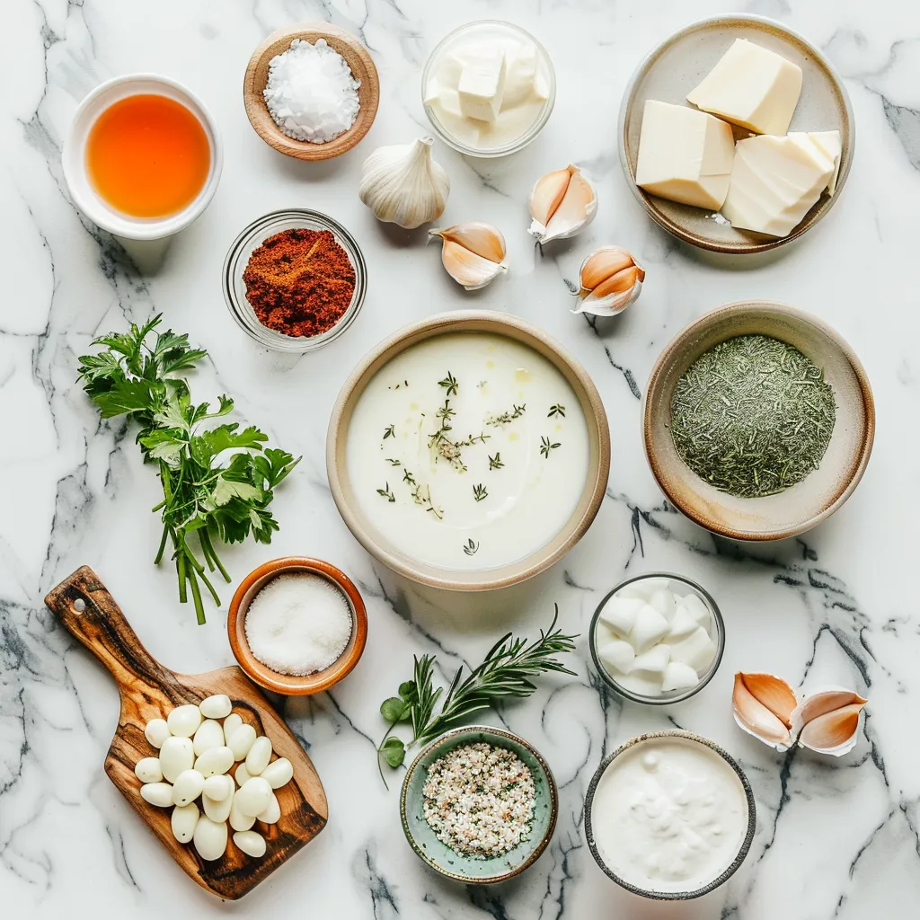 Tasty Effortless Country French Style Garlic Soup ingredients