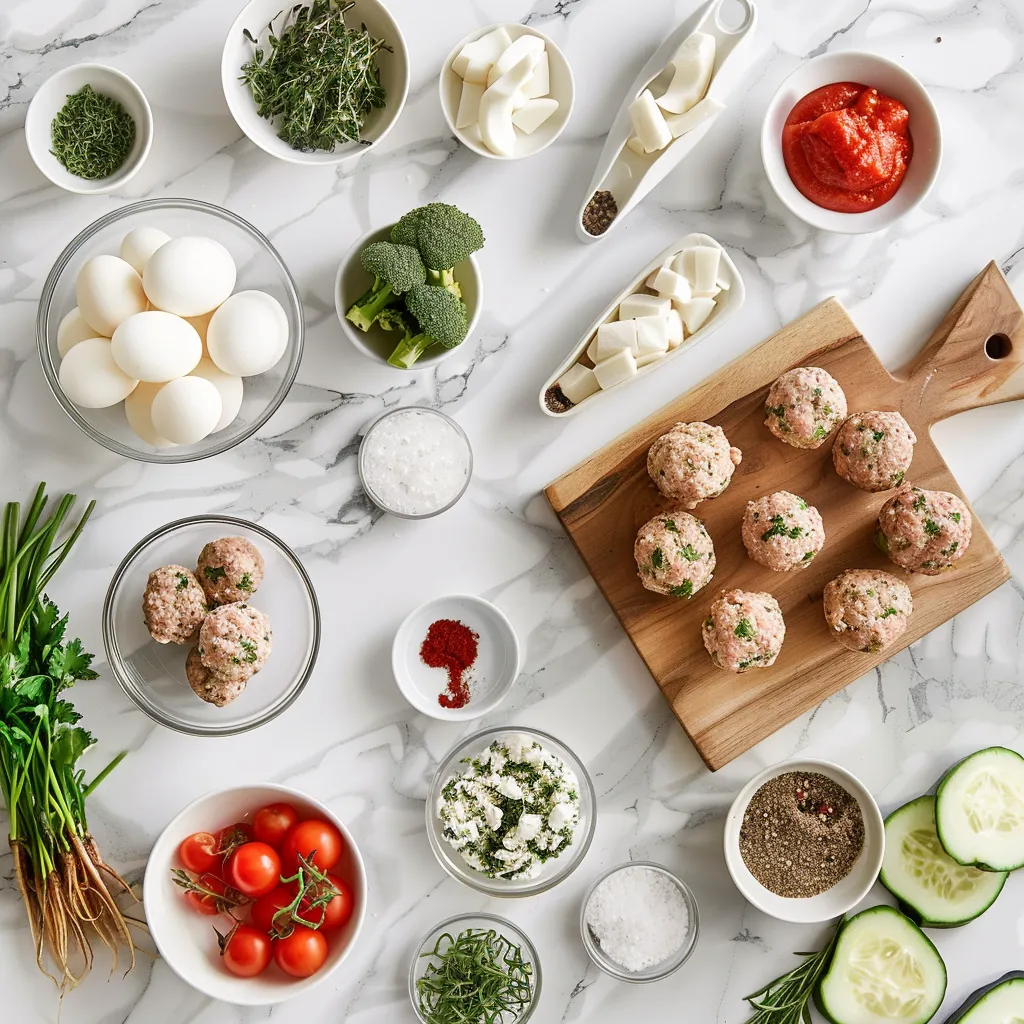 Tasty Finest Baked Turkey Meatballs ingredients