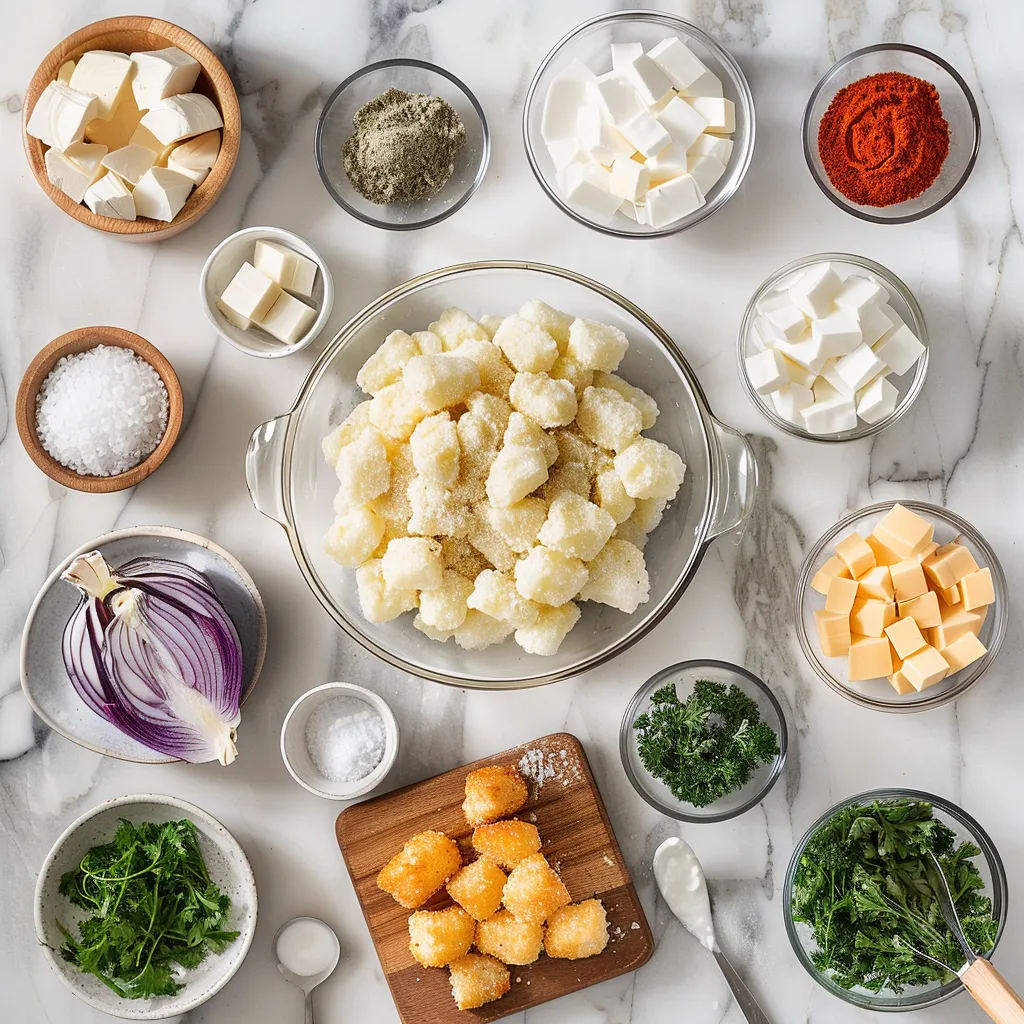 Delicious Tater Tot Casserole Recipe ingredients