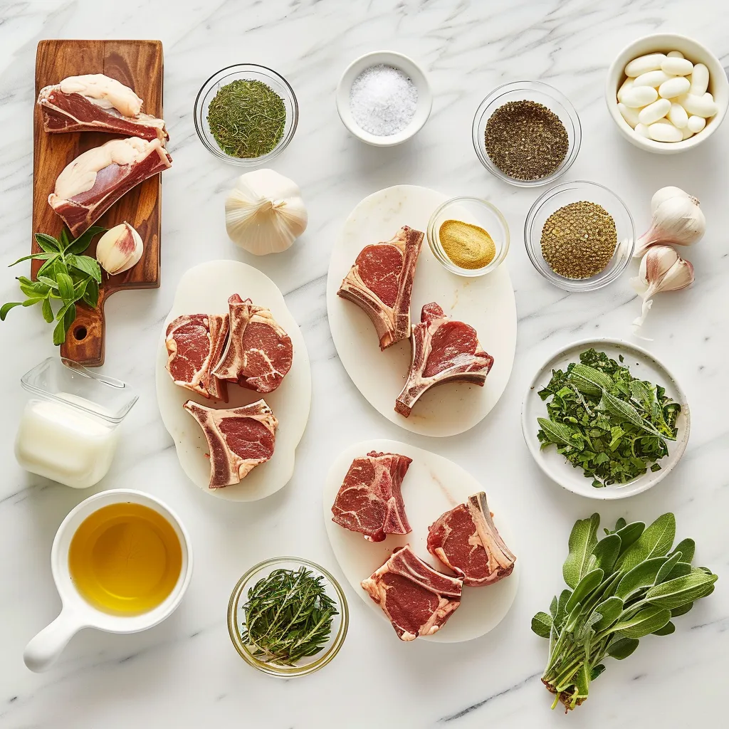 Flavorful Grilled Lamb Chops Recipe You’ll Love! ingredients