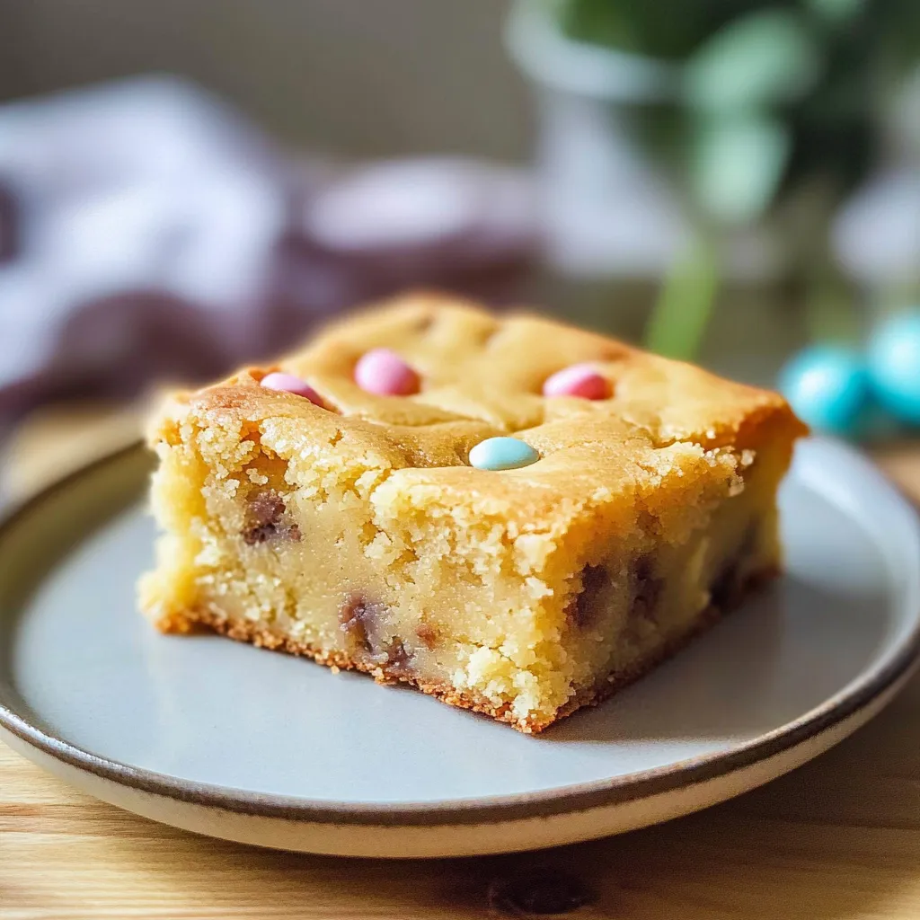Fun Easter Cake Mix Cookie Bars