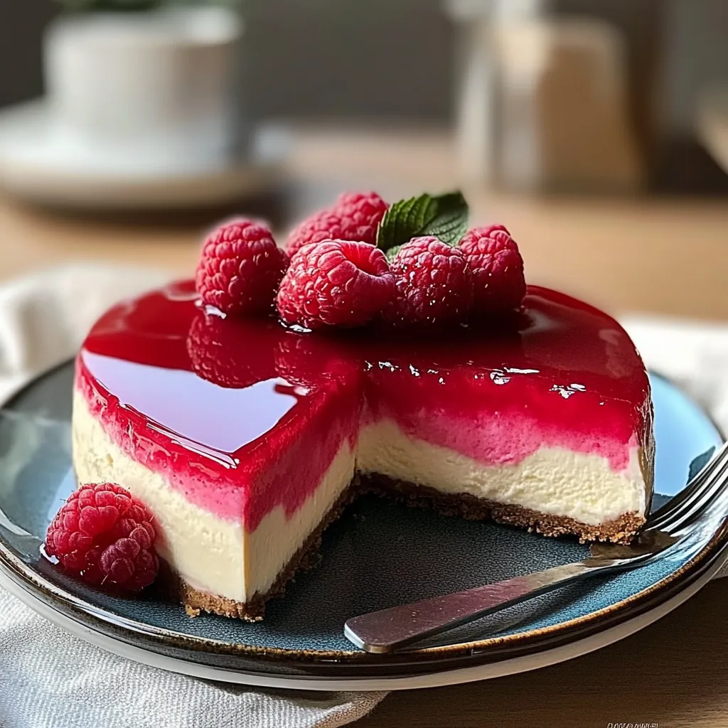 Raspberry Cheesecake Hearts for Sweet Moments