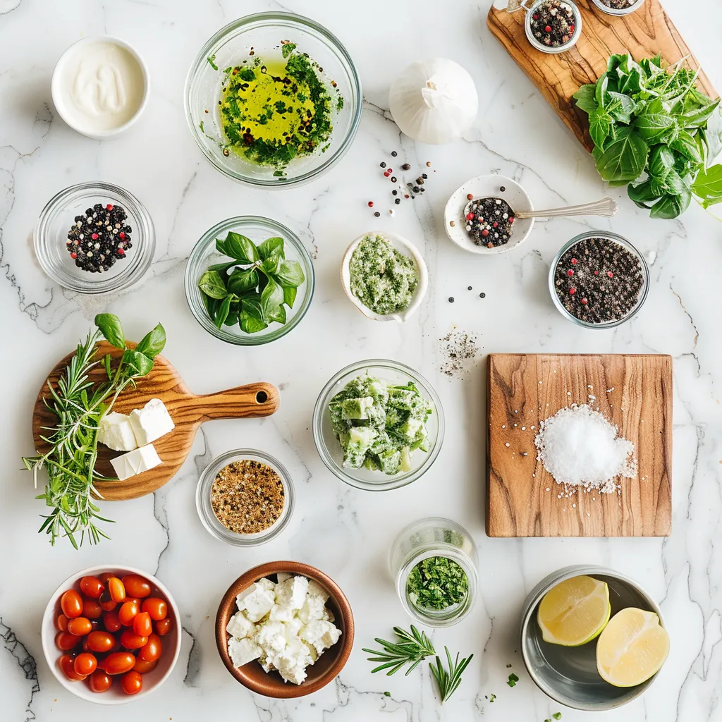 Savory Green Tossed Salad Recipe ingredients