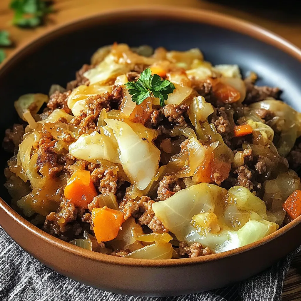 Savory Ground Beef and Cabbage – Comfort Food Delight
