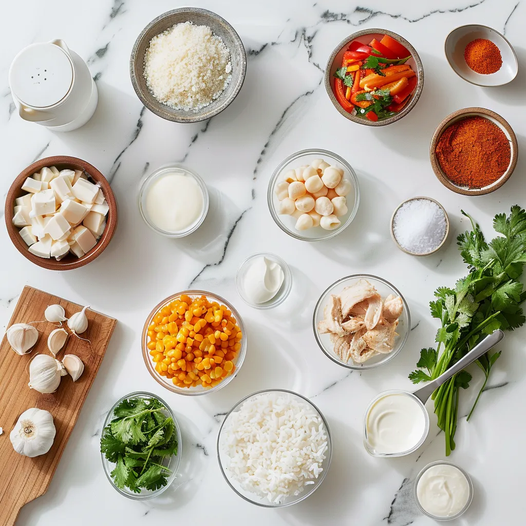 Street Corn Chicken Rice Bowl ingredients