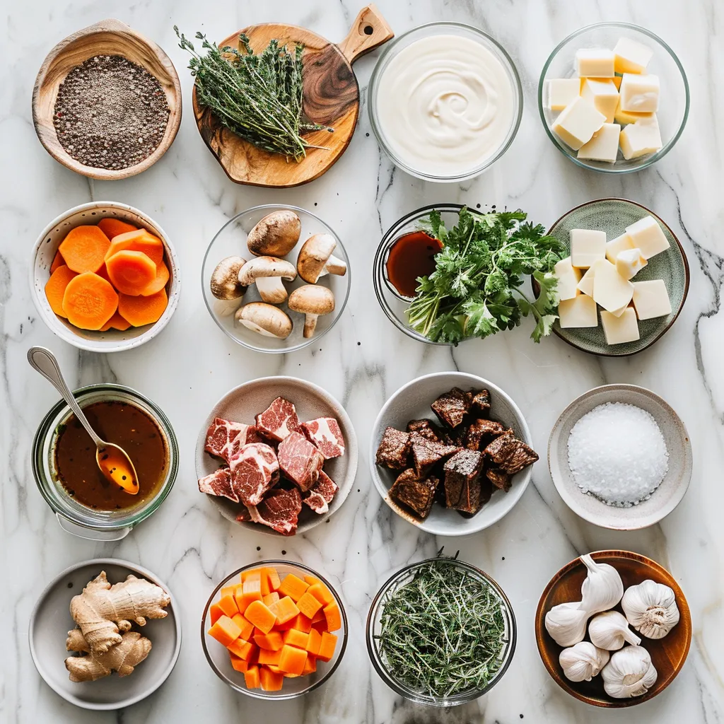 Ultimate Guinness Beef Stew Recipe for Cozy Nights ingredients