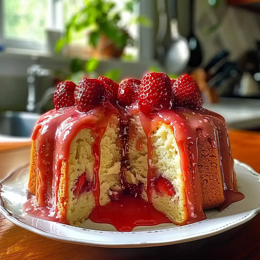 Viral Irresistible Strawberry Cheesecake Pound Cake Recipe - WowCooks.com — Indulgent & Totally Irresistible