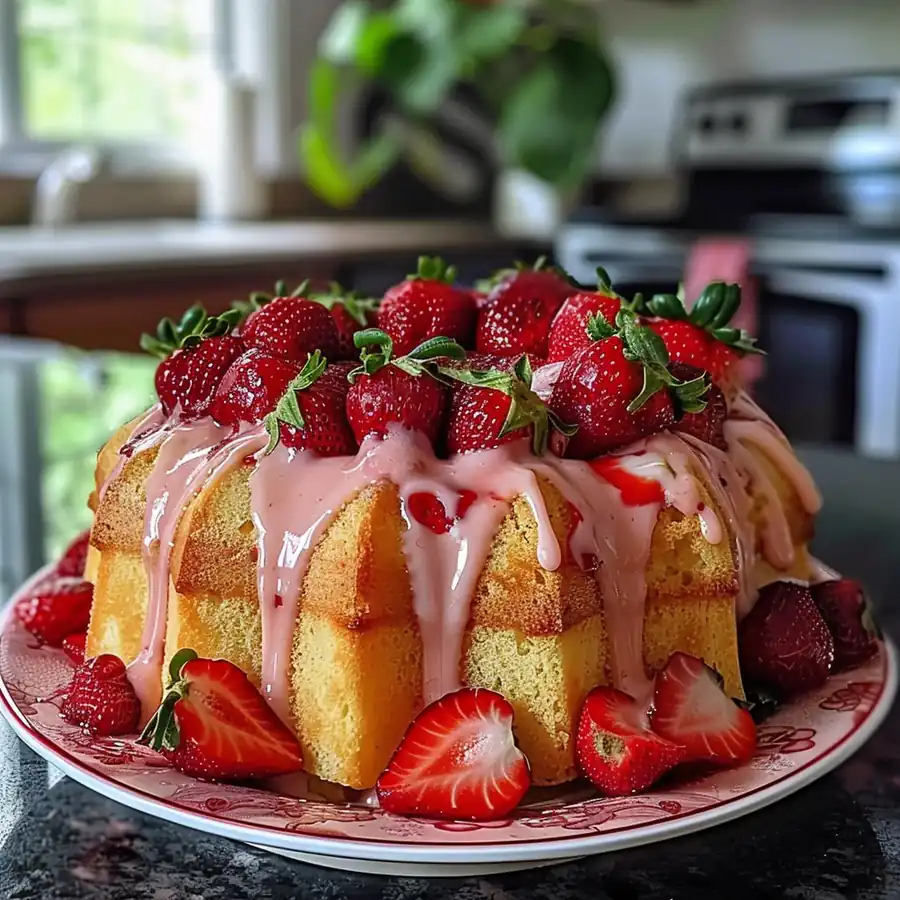 Viral Irresistible Strawberry Cheesecake Pound Cake Recipe - WowCooks.com — Indulgent & Totally Irresistible