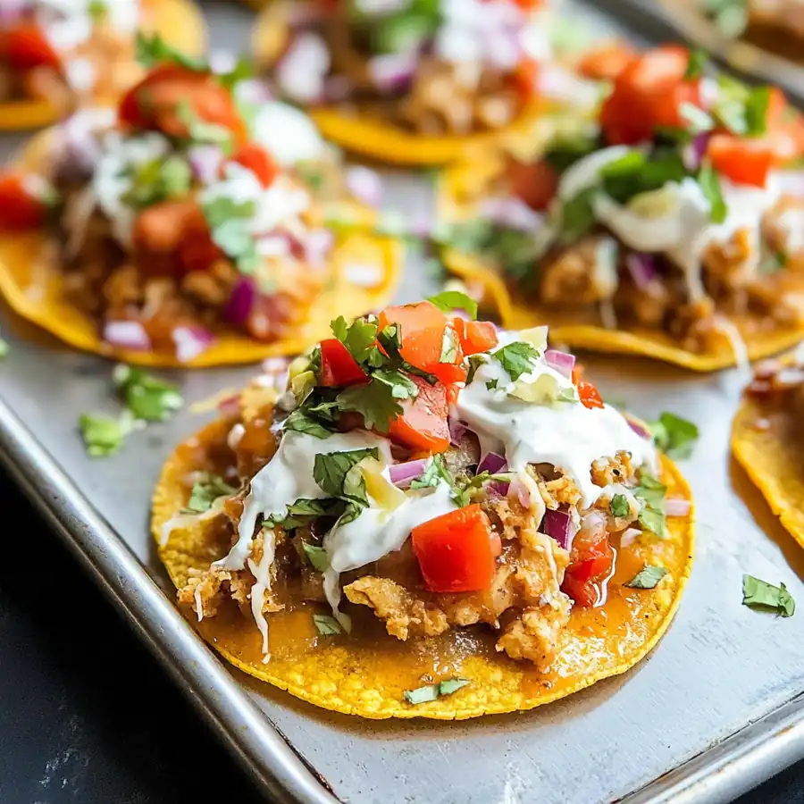 Award-Winning Irresistible Mini Sheet Pan Tostadas Recipe for Game Night — Faster Than Takeout