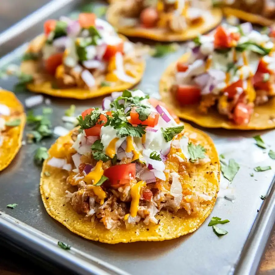 Award-Winning Irresistible Mini Sheet Pan Tostadas Recipe for Game Night — Faster Than Takeout