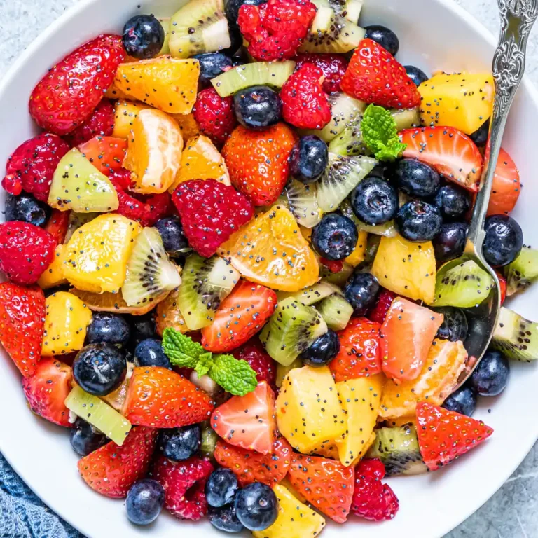 Award-Winning Fruit Salad with Lemon Poppy Seed Dressing — Kid-Approved Family Favorite