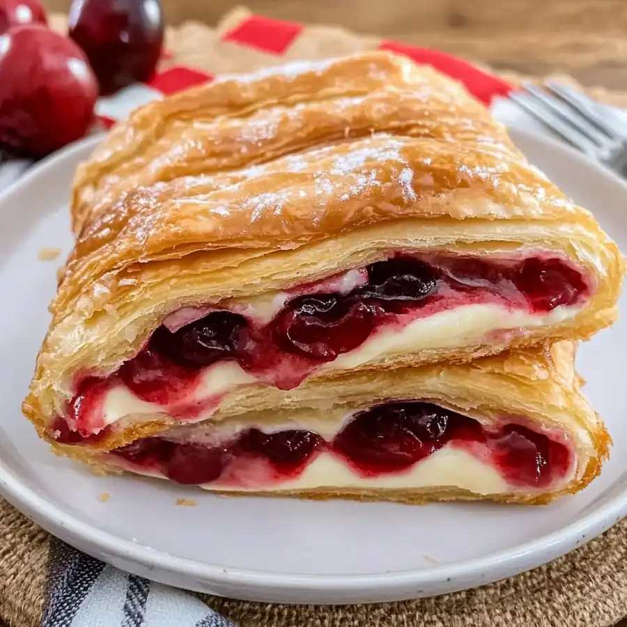 Viral Irresistible Cherry Cheese Danish Recipe to Satisfy Cravings — 30-Min Family Dinner Everyone Loves