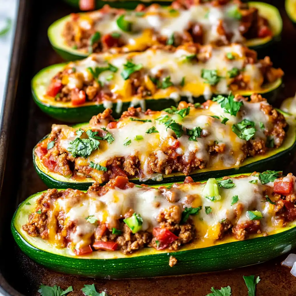 Ground Turkey Taco Stuffed Zucchini — Your New Go-To Dinner