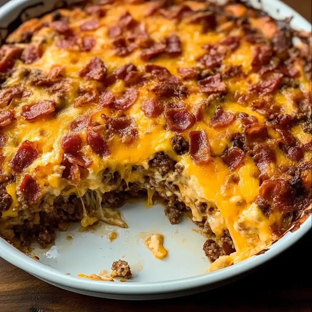 Cheesy Bacon Burger Casserole: The Ultimate Comfort Food Dinner