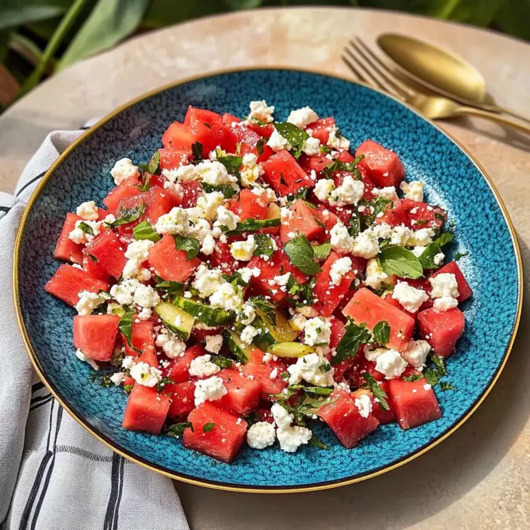 The Ultimate Refreshing Watermelon Feta Salad for Summer!