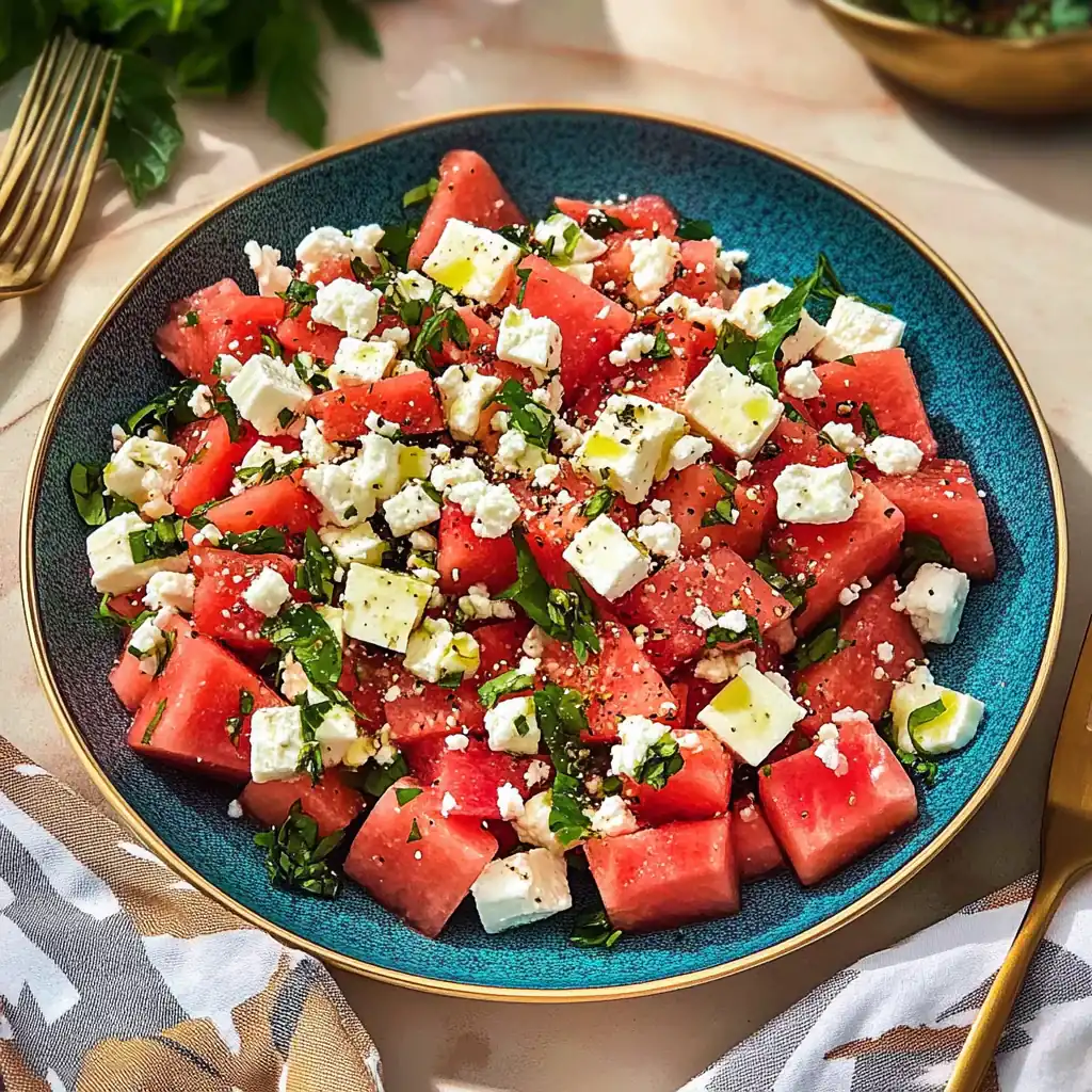 The Ultimate Refreshing Watermelon Feta Salad for Summer!