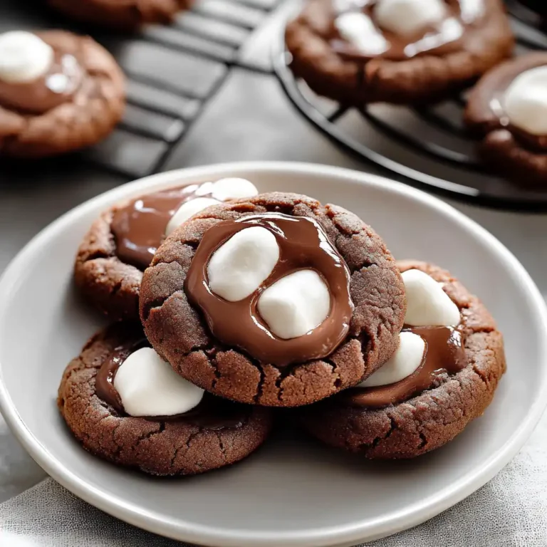 Warm, Sweet Marshmallow Hot Cocoa Cookies That Melt!