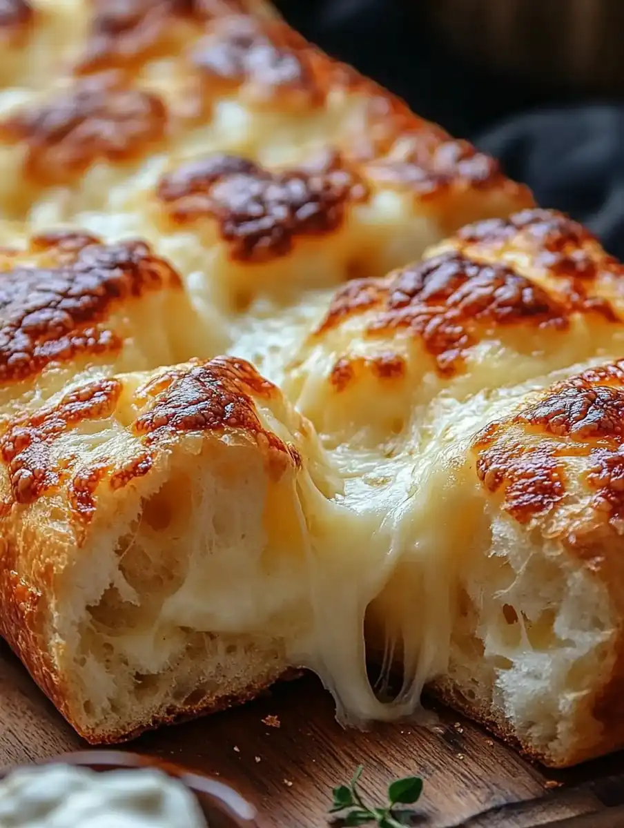 Golden Garlic Cheese Bread — The Ultimate Comfort Side Dish