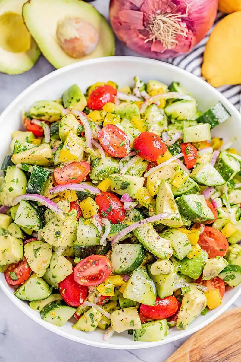 Fresh Tomato Avocado Salad — The Ultimate Summer Side Dish