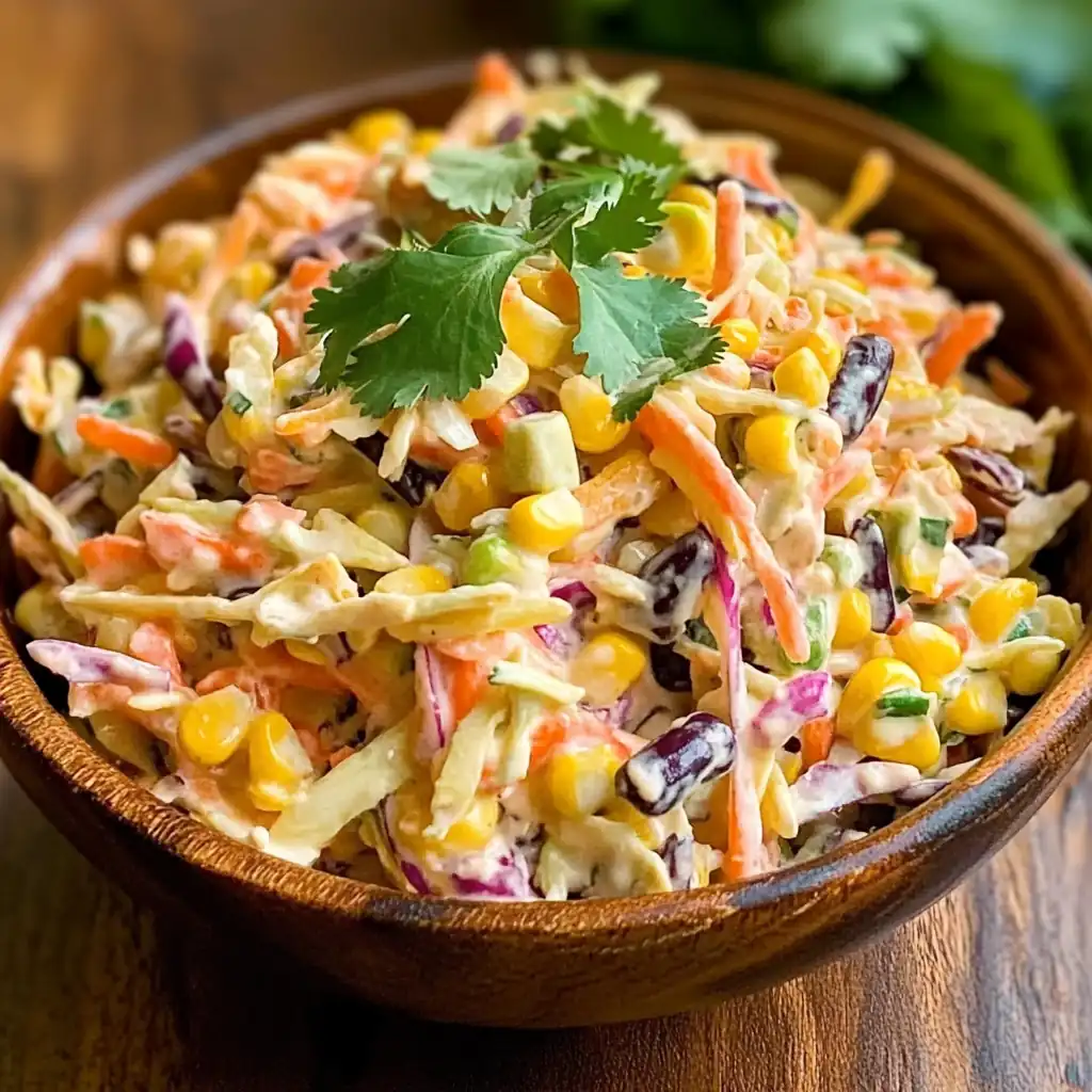Zesty Corn Coleslaw: Mexican Summer Staple
