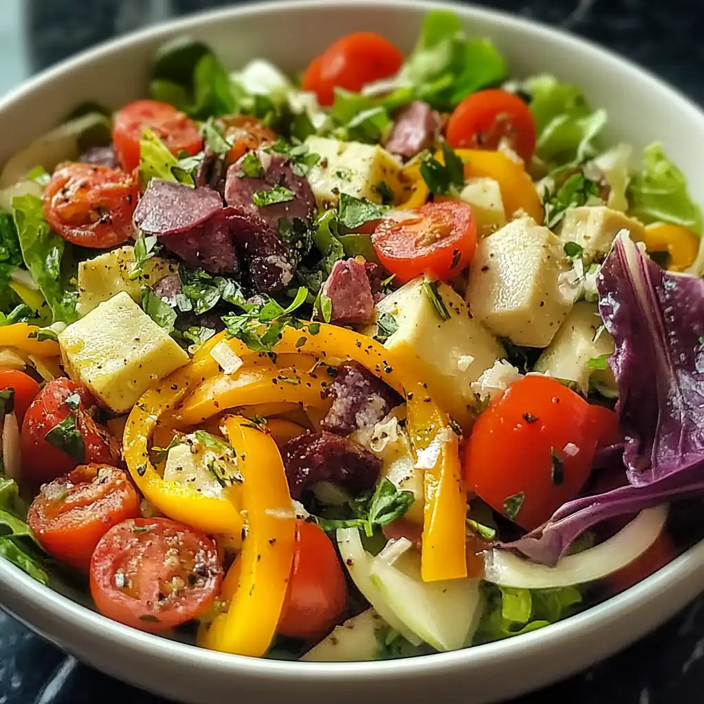 The Ultimate Italian Chopped Salad: A Zesty Flavor Explosion