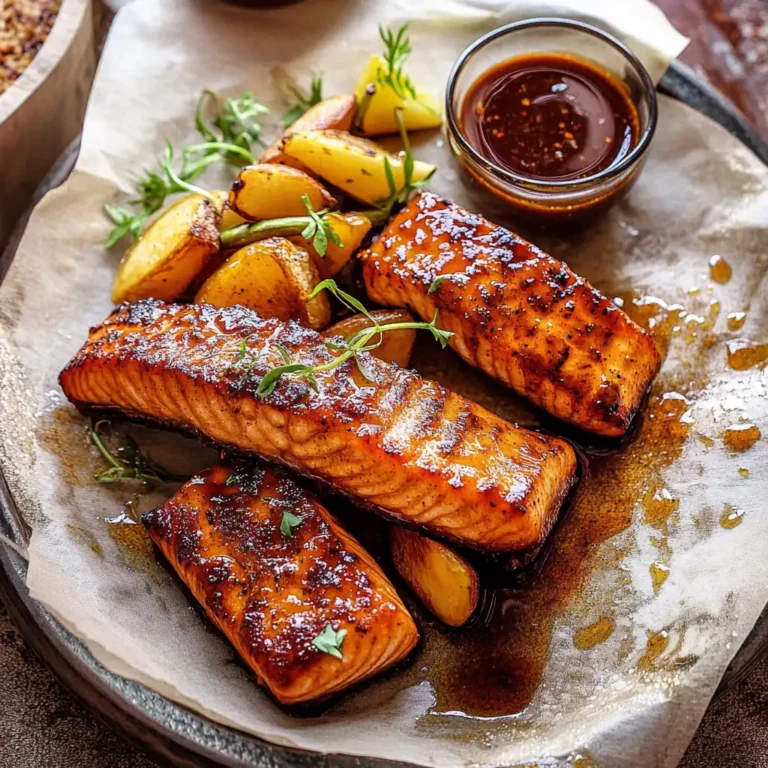 Hot Honey Glazed Salmon – Sweet & Spicy Dinner