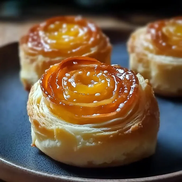 Irresistible Peach Cruffins — Sweet Trail of Fruity Wonder