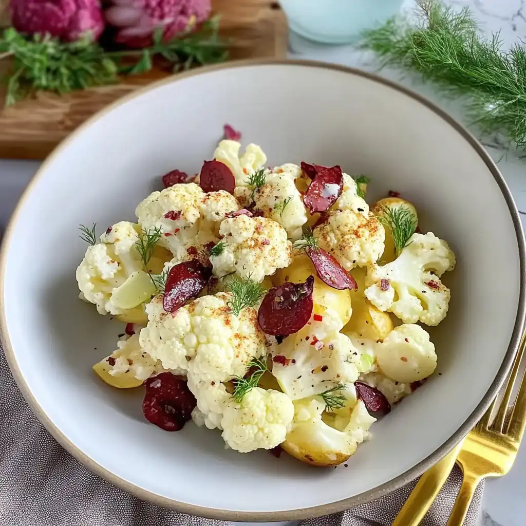 Creamy Cauliflower Potato Salad: The Ultimate Low-Carb Swap!