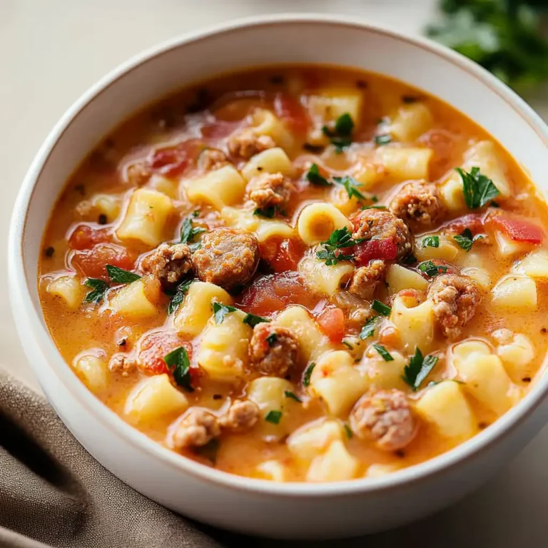 Cozy Italian Sausage Pasta Soup — The Ultimate Comfort Dinner