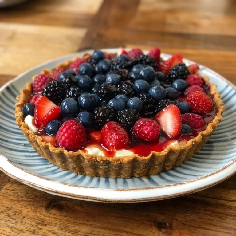 Red White & Blue Fruit Tart: The Ultimate July 4th Treat