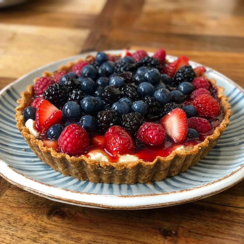 Red White & Blue Fruit Tart: The Ultimate July 4th Treat