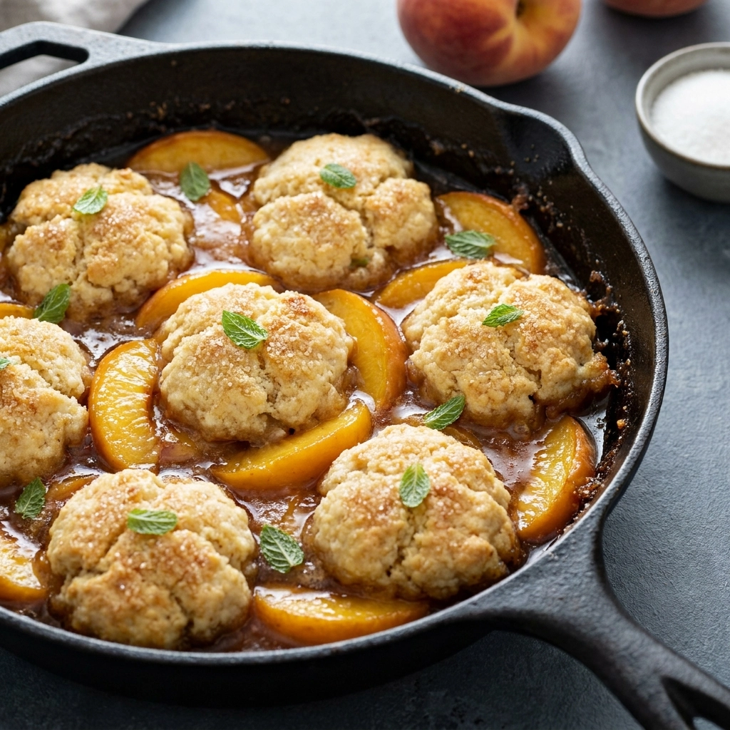 Peach Cobbler Recipe Easy – Best Homemade Summer Dessert | Old Fashioned Peach Cobbler