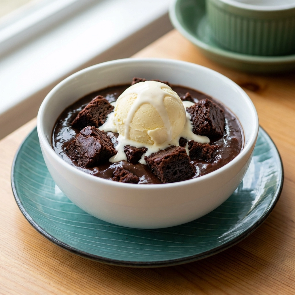 Decadent Crockpot Brownies Pudding Recipe Perfect for Dessert | Slow Cooker Chocolate Cake