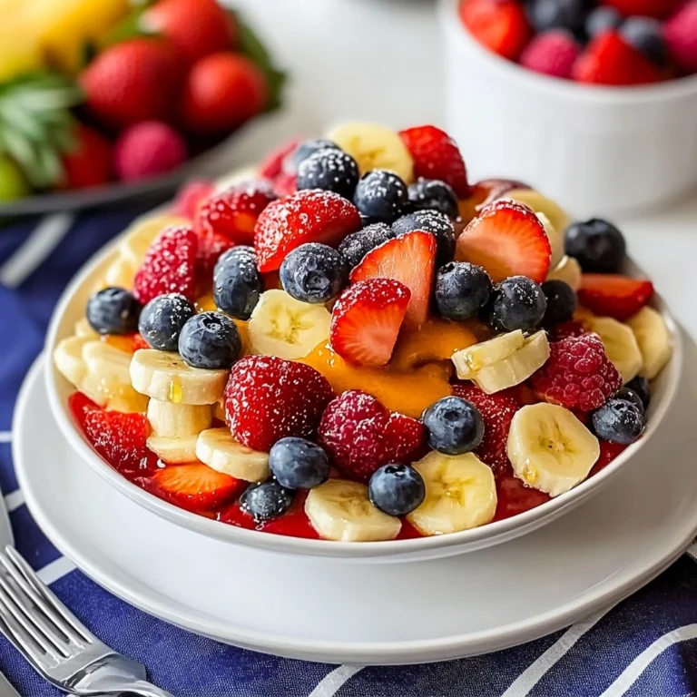 The Ultimate Red, White & Blue 4th of July Fruit Salad