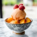 Creamy No-Churn Peach Sorbet — Summer's Easiest Frozen Treat