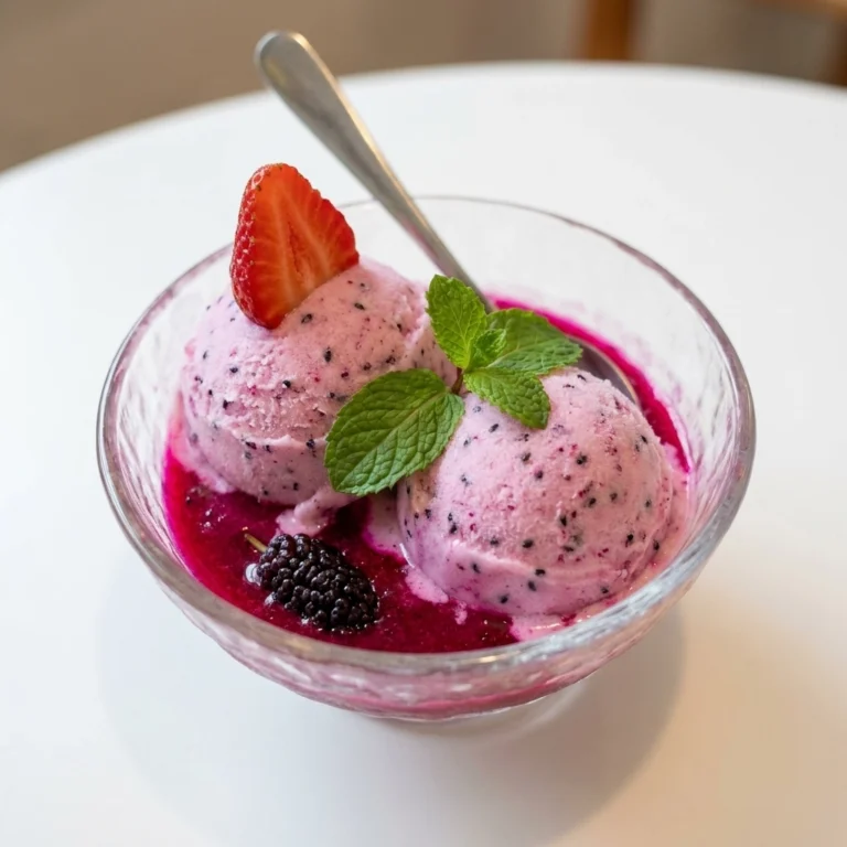 Vibrant Dragon Fruit Sorbet — The Ultimate Summer Cool-Down