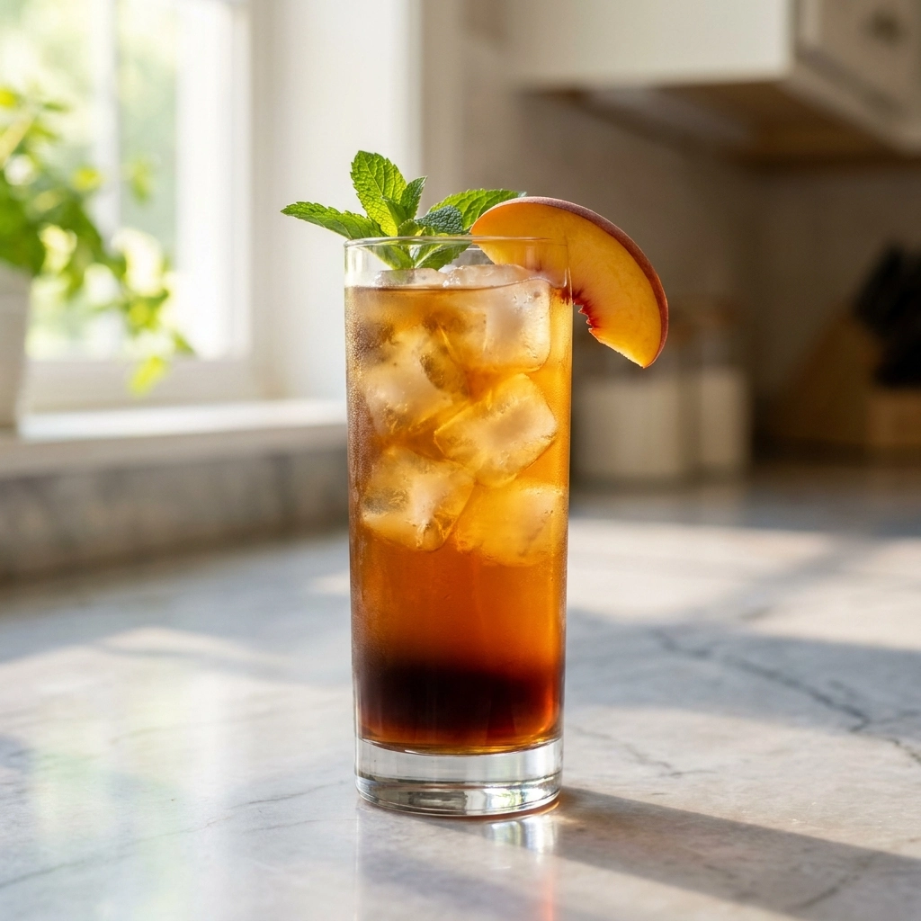 Homemade Peach Tea: A Journalistic Approach to Summer Refreshment | Easy Iced Peach Tea