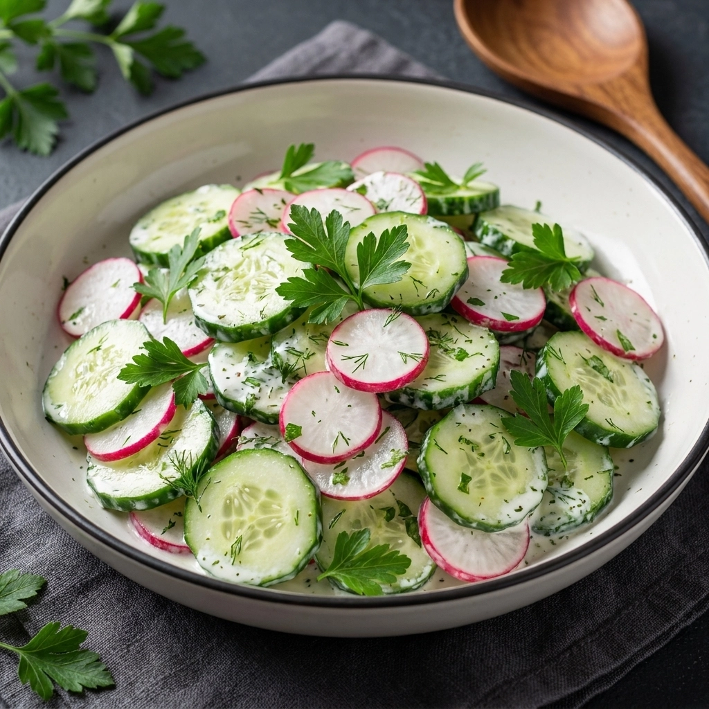 Crisp Cucumber Radish Salad — The Ultimate Summer Refreshment