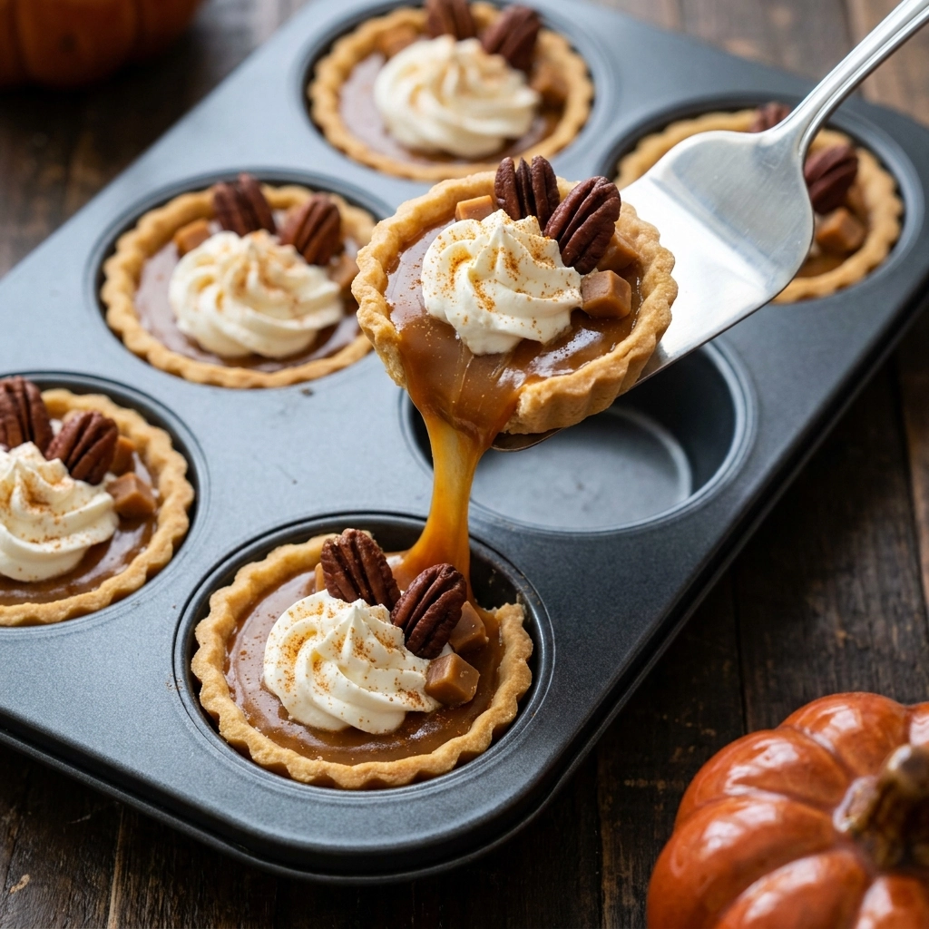 Pumpkin Spice Caramel Tarts Recipe – Easy Cozy Fall Dessert | Best Autumn Treats