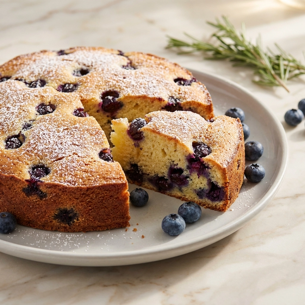 Irresistible Greek Yogurt Blueberry Cake Recipe for Fall | Moist Blueberry Cake