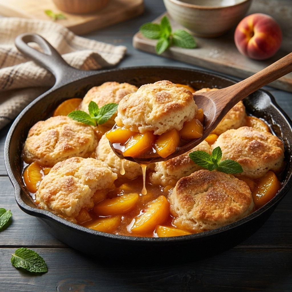Peach Cobbler Recipe Easy – Best Homemade Summer Dessert | Old Fashioned Peach Cobbler