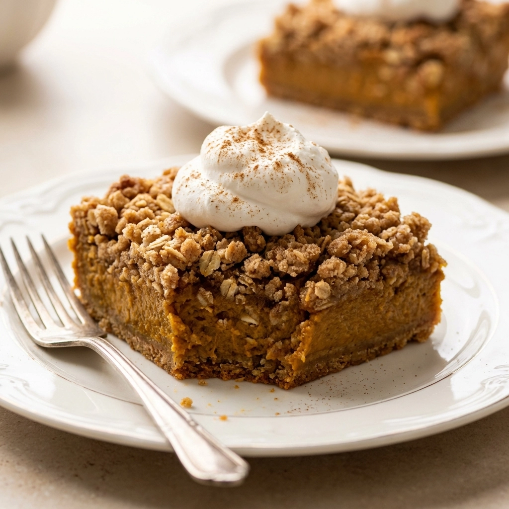 Classic Pumpkin Crisp with Oat Crumble | Easy Fall Dessert Recipes