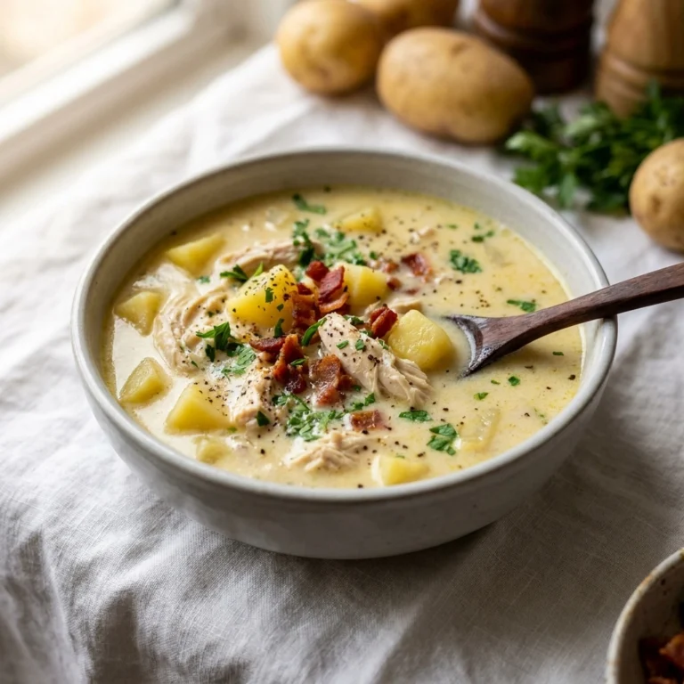 Chicken Potato Soup: A Bowl of Comfort and Warmth | Creamy Chicken Soup Recipe