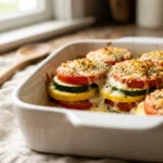 Zucchini and Tomato Casserole is a must-try dish! | Easy Summer Vegetable Bake