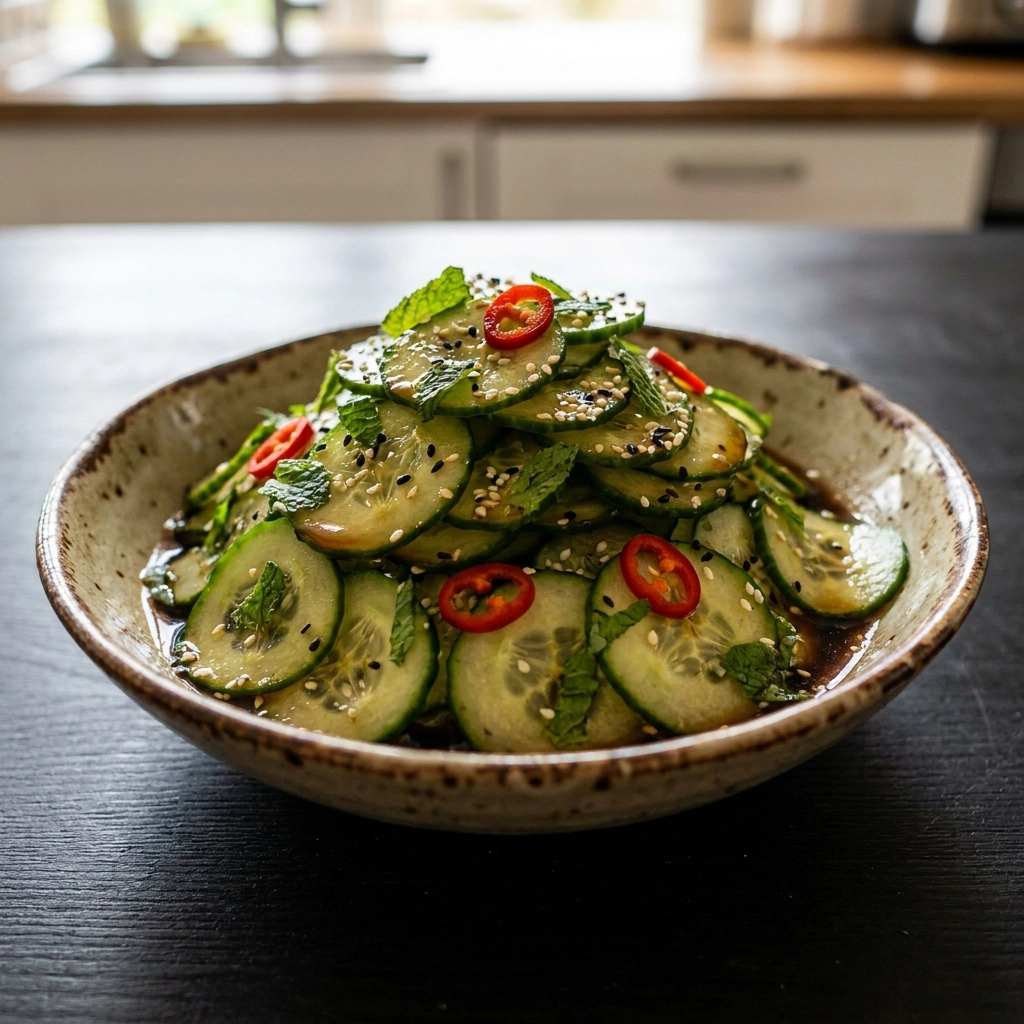 The Ultimate Easy Asian Cucumber Salad: A Masterclass in Balance | Refreshing Side Dish