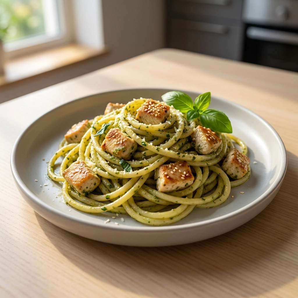 Easy Chicken Pesto Pasta Recipe | Quick Weeknight Dinner Idea