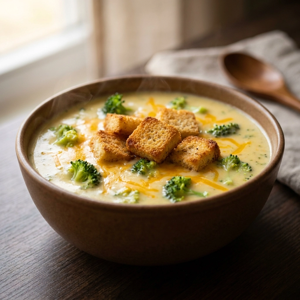 Creamy Broccoli Cheddar Soup: The Ultimate Comfort Bowl | Easy Homemade Soup Recipe